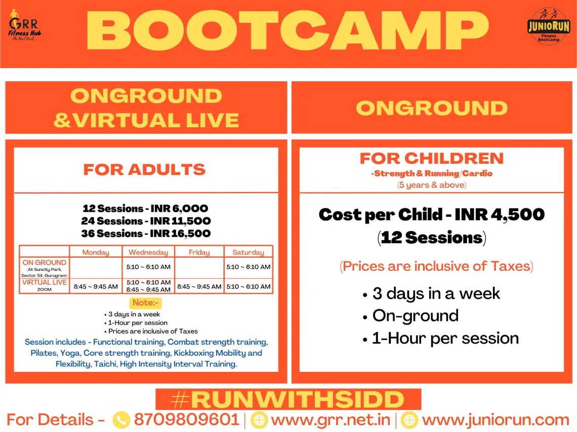 bootcamps adult/kids